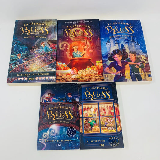 La Pâtisserie Bliss 1-5 Lot Livres Enfants en Français Kathryn Littlewood French