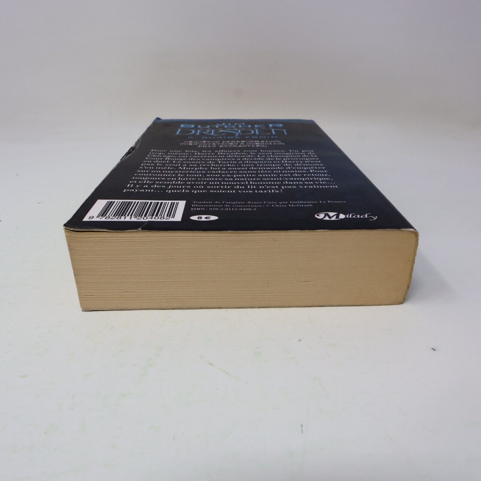 2010 Les Dossiers Dresden #5 Suaire Froid de Jim Butcher Milady Français Livre