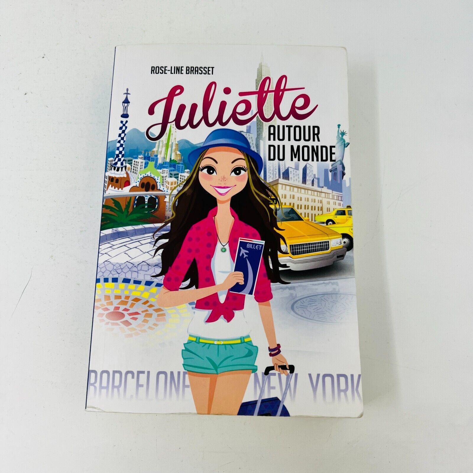 6x Juliette à Berlin/San Francisco/Rome Rose-Line Brasset Lot Livres Hurtubise