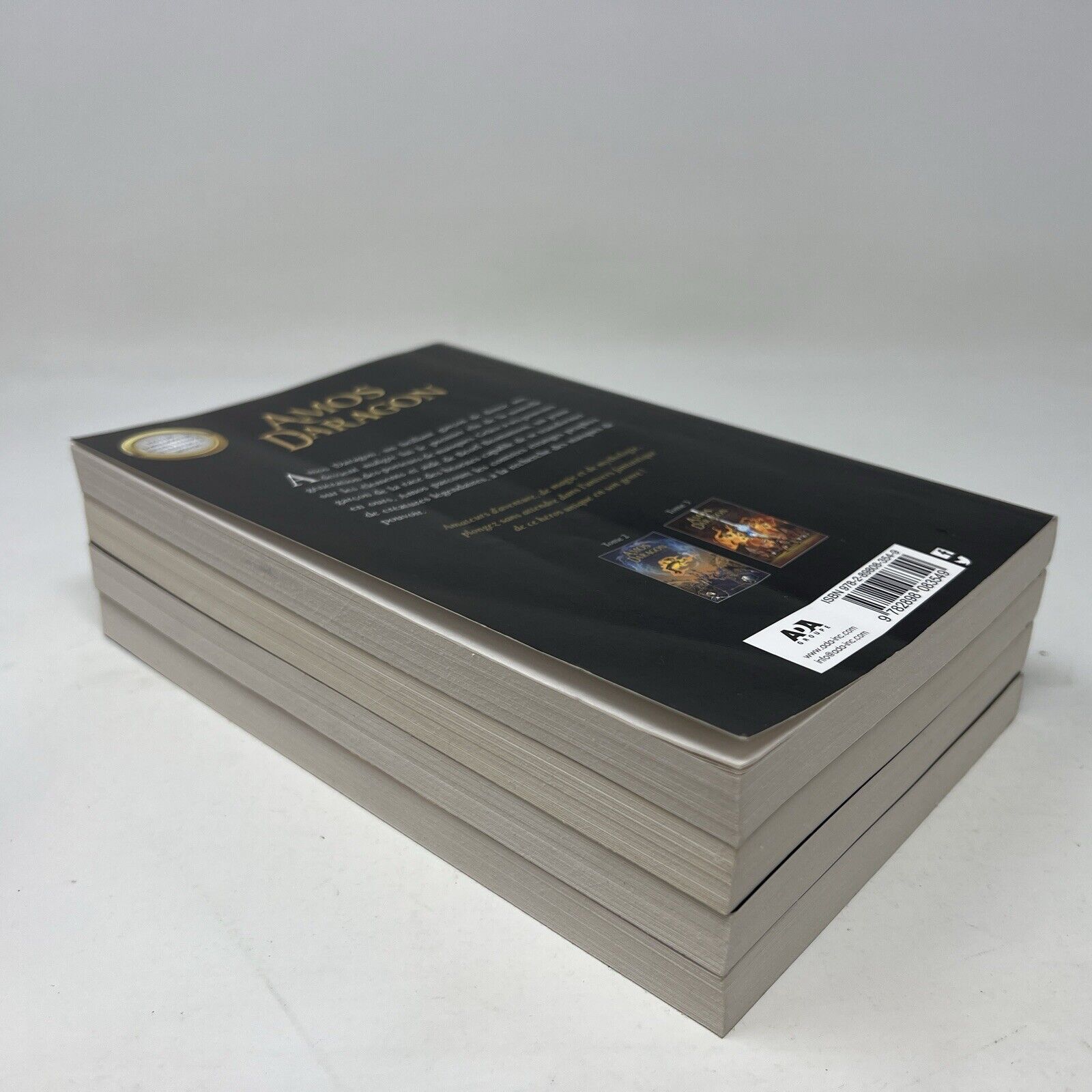 Amos Daragon #1-2-3-4 de Bryan Perro Lot Livres Édition 2020 Porteur de Masques