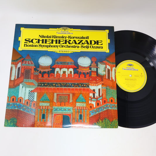 Nikolai Rimsky-Korsakoff Scheherazade Seiji Ozawa Boston LP Record 25390 972