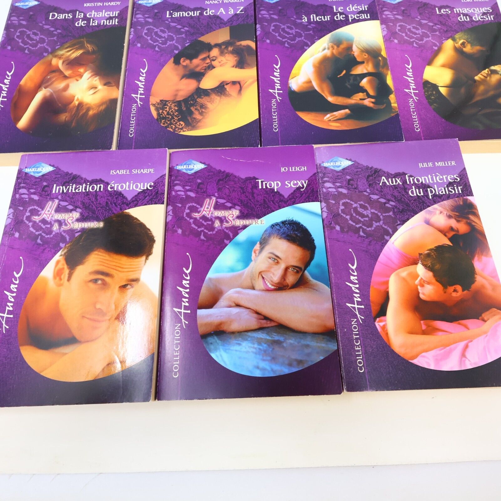 Harlequin Collection Audace Romance Érotisme Lot 11 Livres Français French 2000s