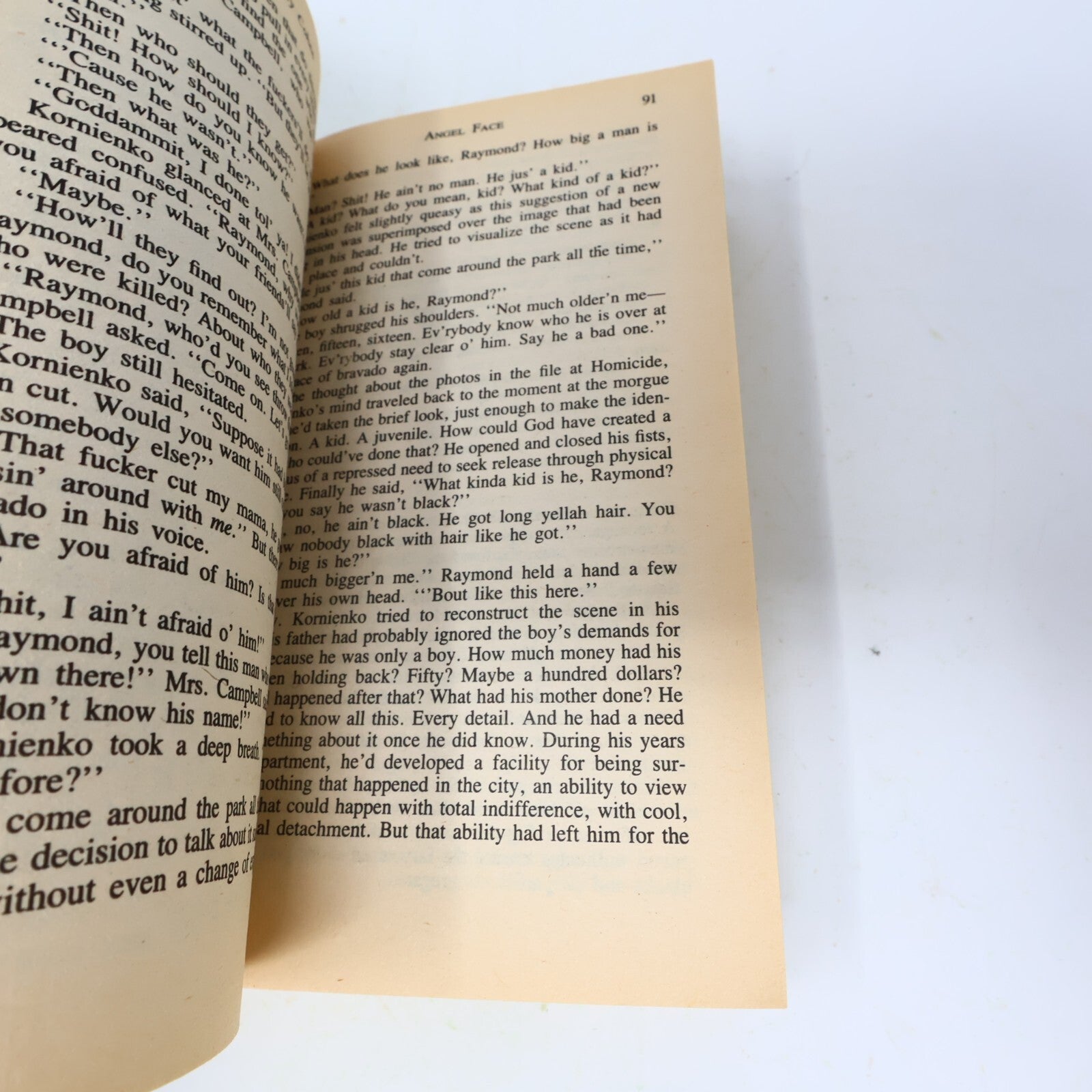 1983 Angel Face Stanley Cohen Charter Mystery Thriller Crime Paperback Book 80s