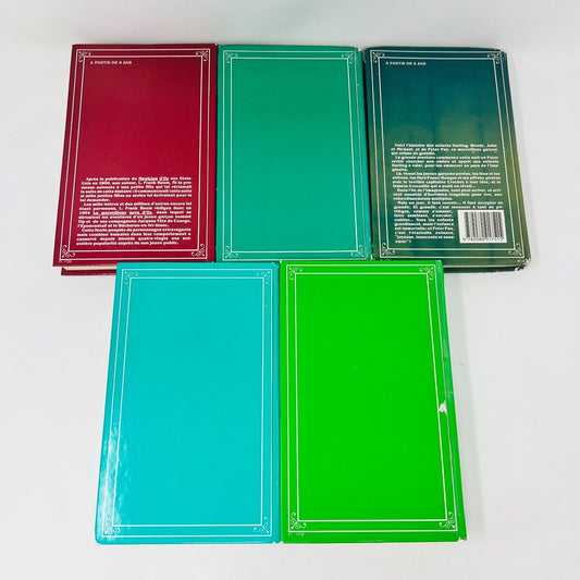 5x Bibliothèque du Chat Perché Oz Peter Pan Docteur Dolittle Lot Livres Français