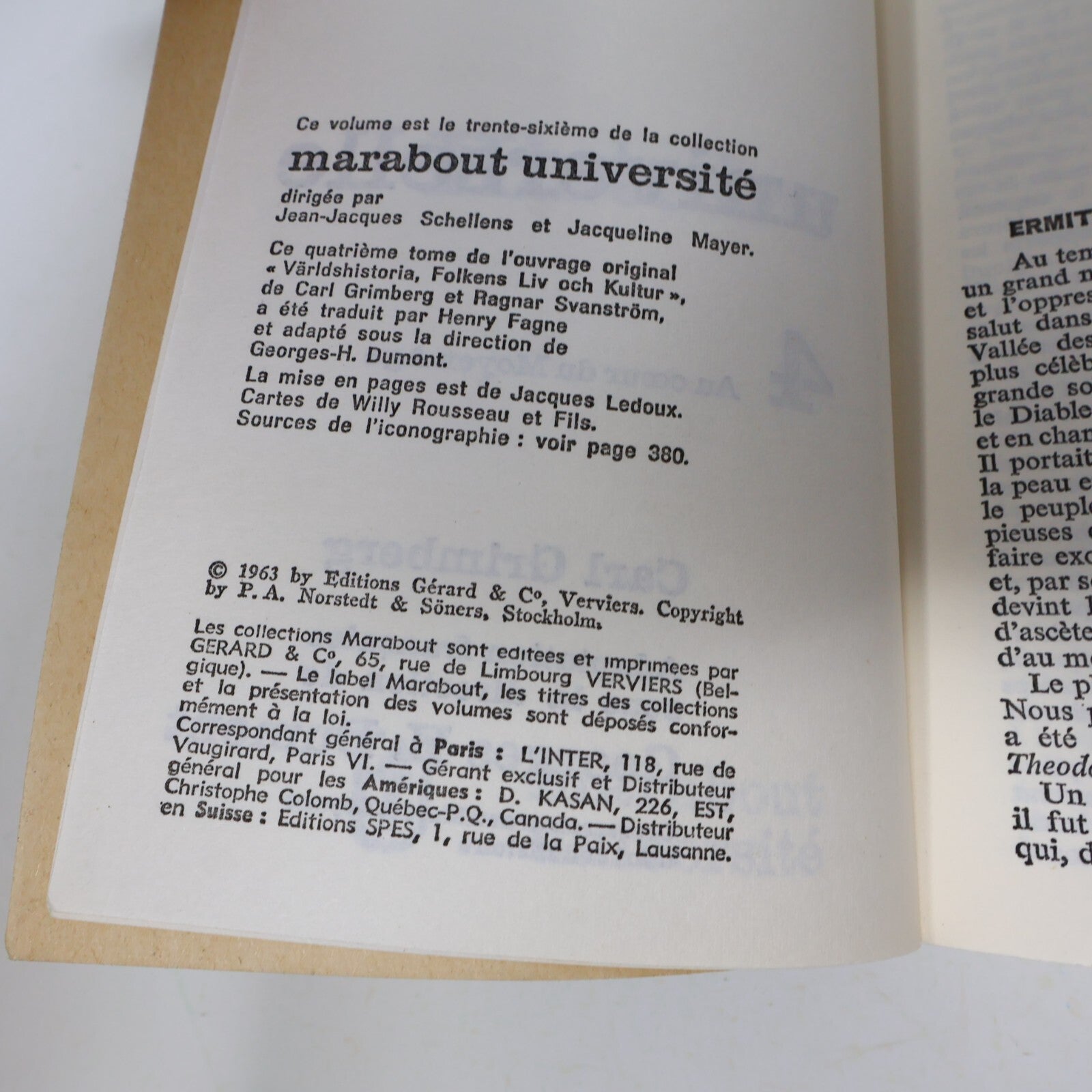 Histoire Universelle en 12 Volumes 1-12 Marabout Français Coffret Lot Livres 60s