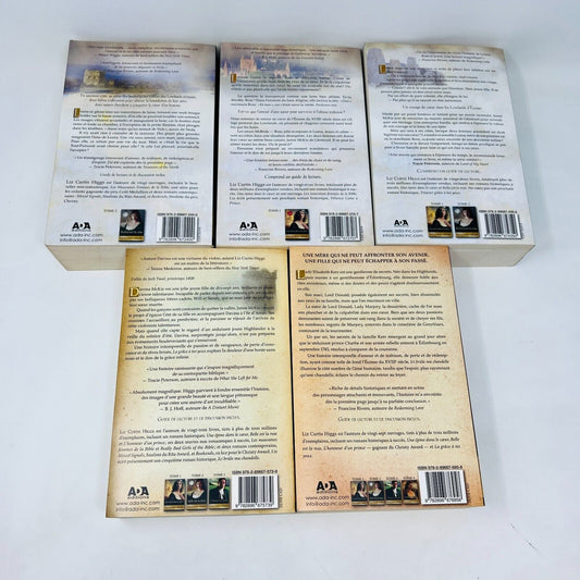 Les Lowlands Écossais 1-5 de Liz Curtis Higgs Lot Livres Ada Épine dans le Coeur