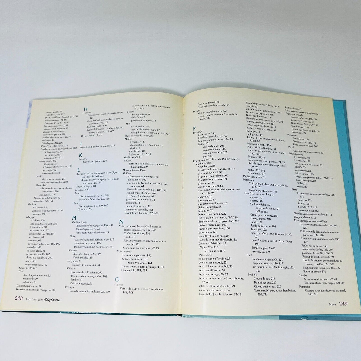 2008 Cuisiner avec Betty Crocker Livre de Recettes Cuisine Ada Français/French