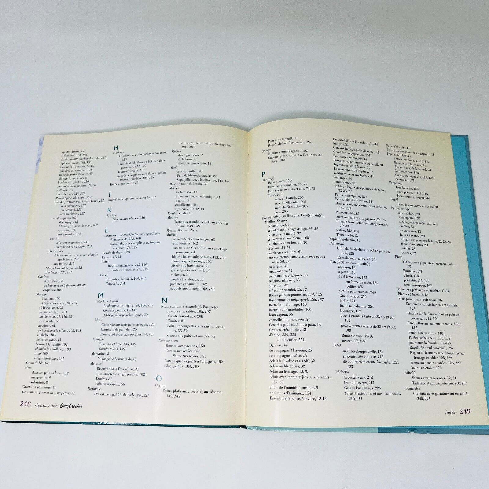 2008 Cuisiner avec Betty Crocker Livre de Recettes Cuisine Ada Français/French