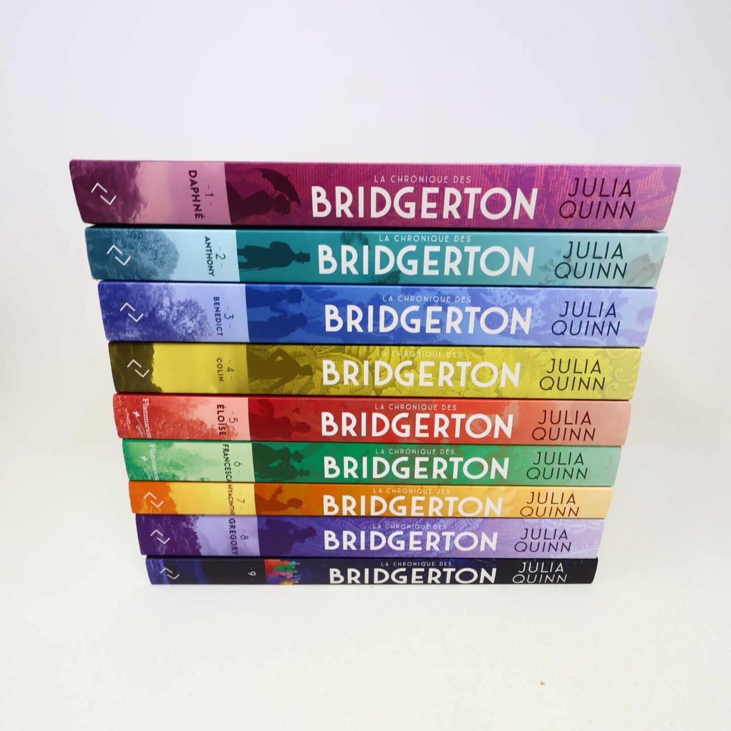 La Chronique des Bridgerton #1-9 Lot 9 Livres Julia Quinn Série Complète French