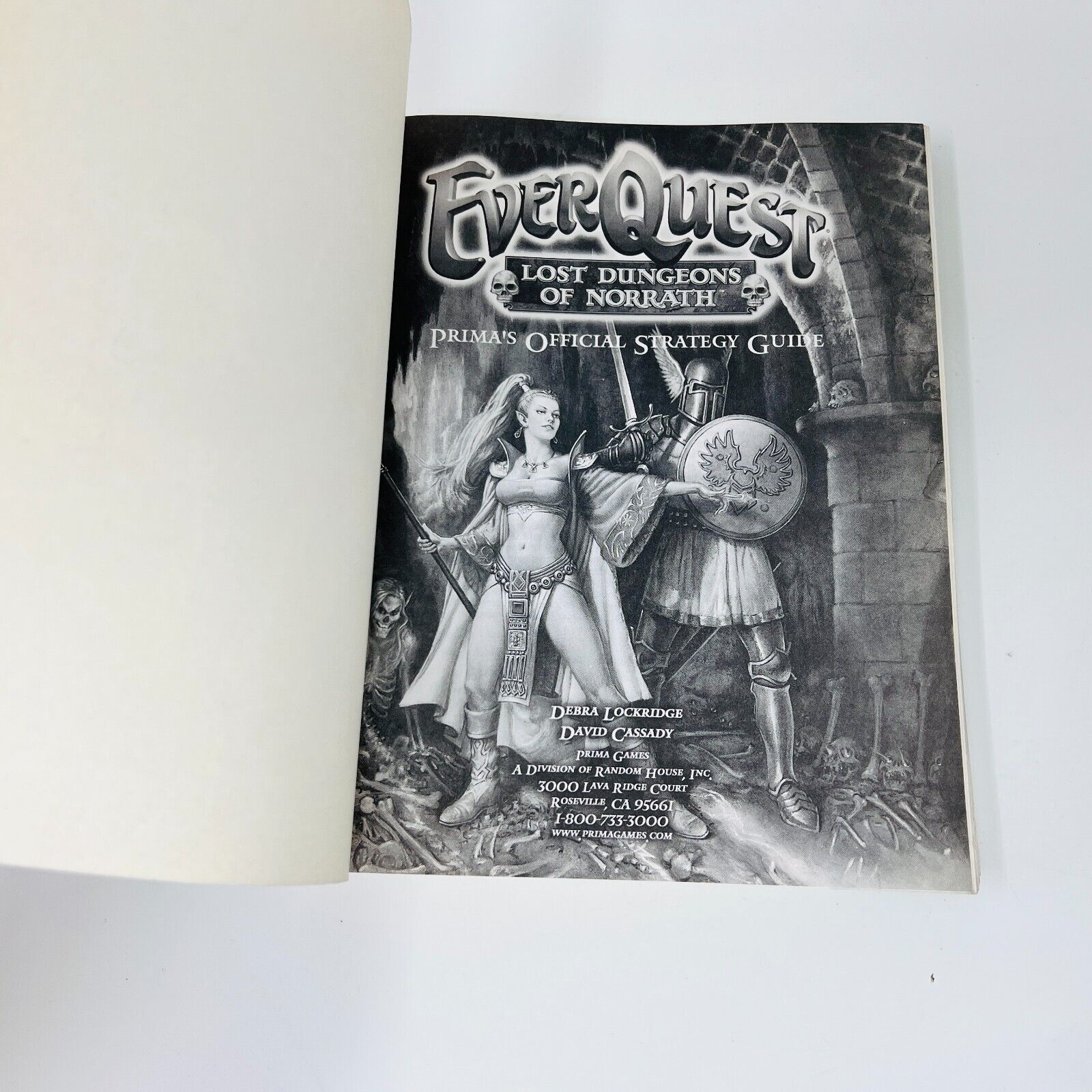 2003 EverQuest Lost Dungeons of Norrath Prima's Strategy Guide Trade Paperback