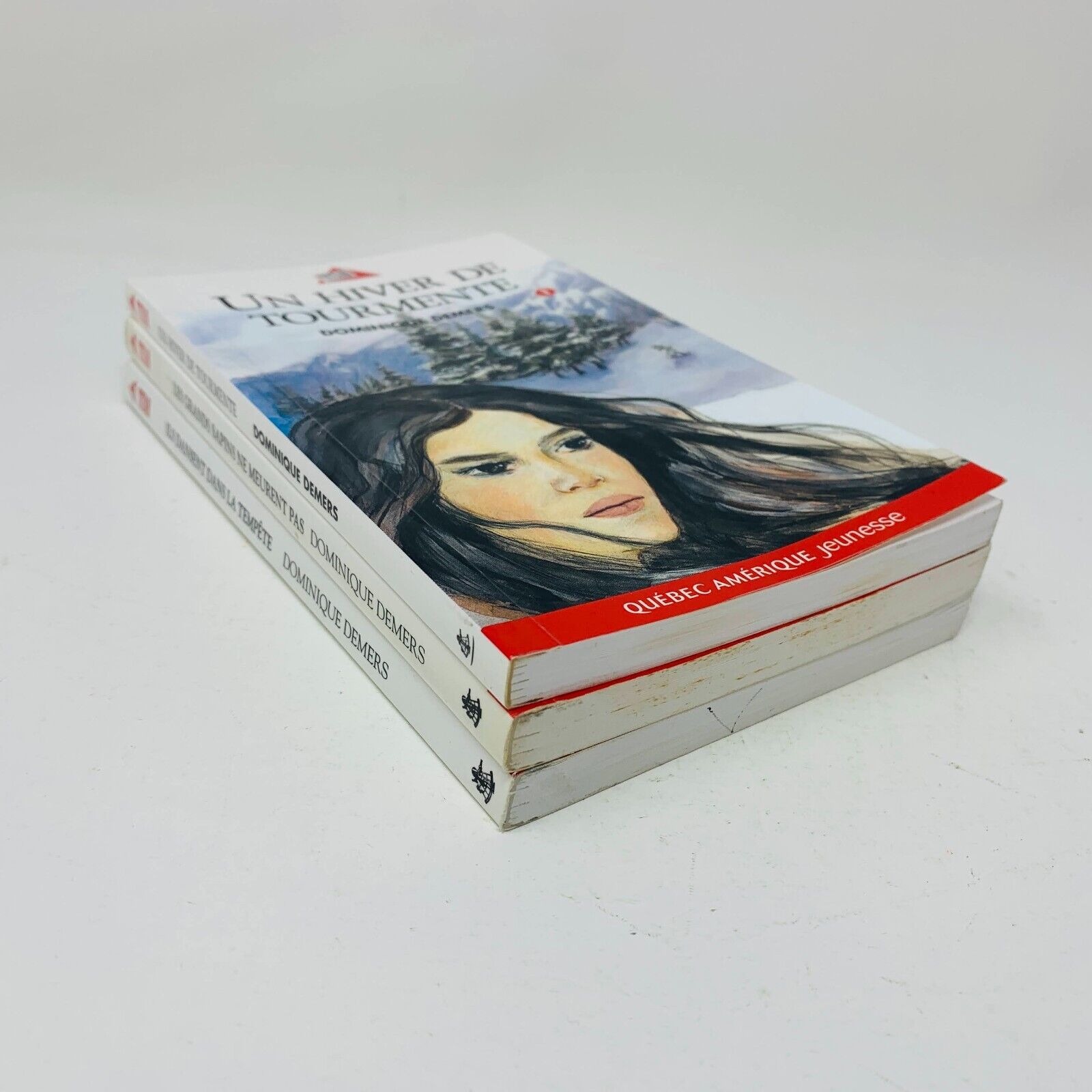 3x Marie-Tempête Série Complète Titan Jeunesse Dominique Demers Lot 3 Livres 90s
