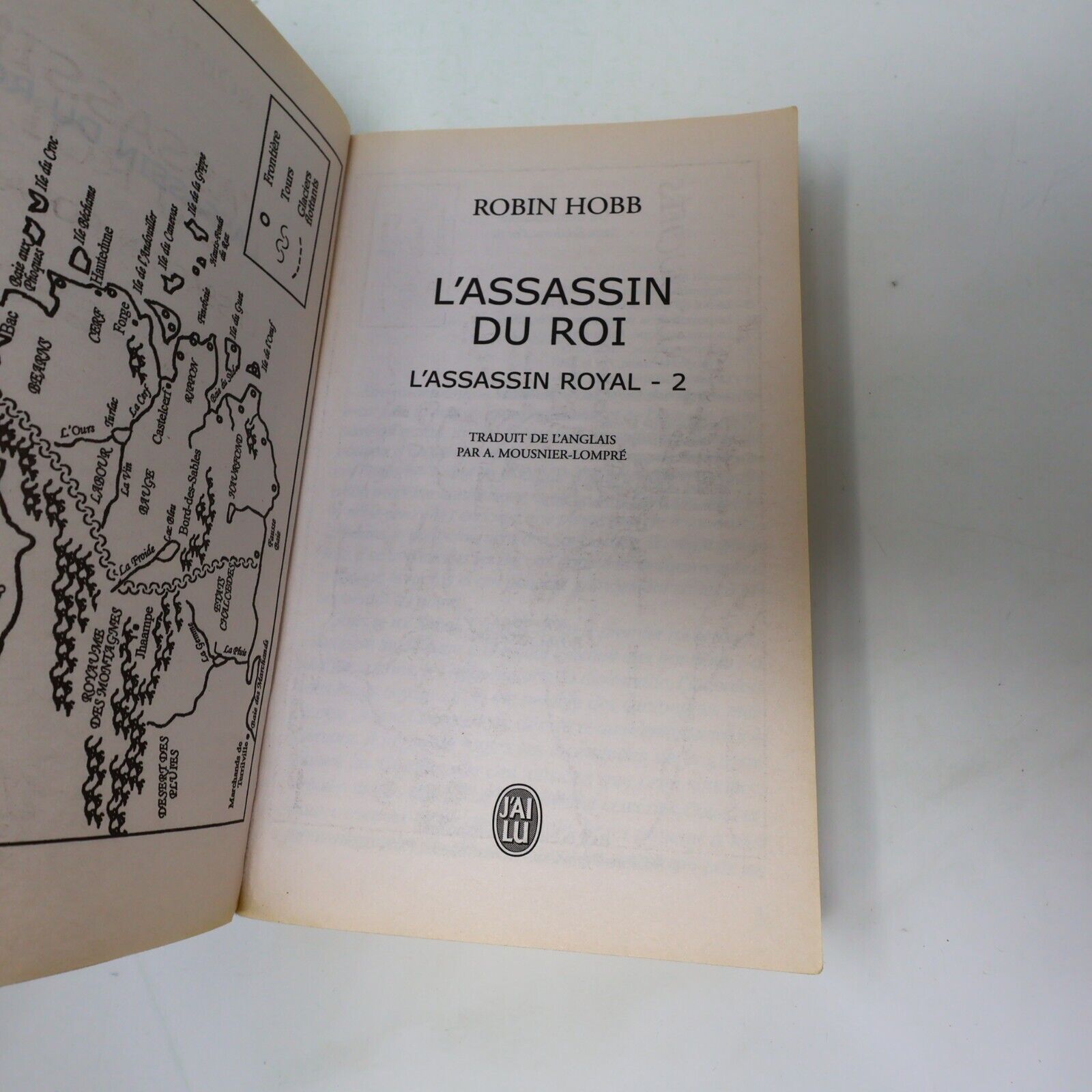 Lot 2 Livres L'Assassin Royal #1-2 Robin Hobb Fantasy Fantastique Français PB