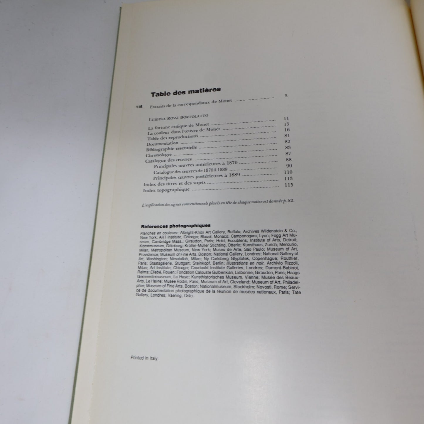 Tout l'oeuvre peint de Monet 1870-1889 Luigina Rossi Bortolatto 1981 Flammarion