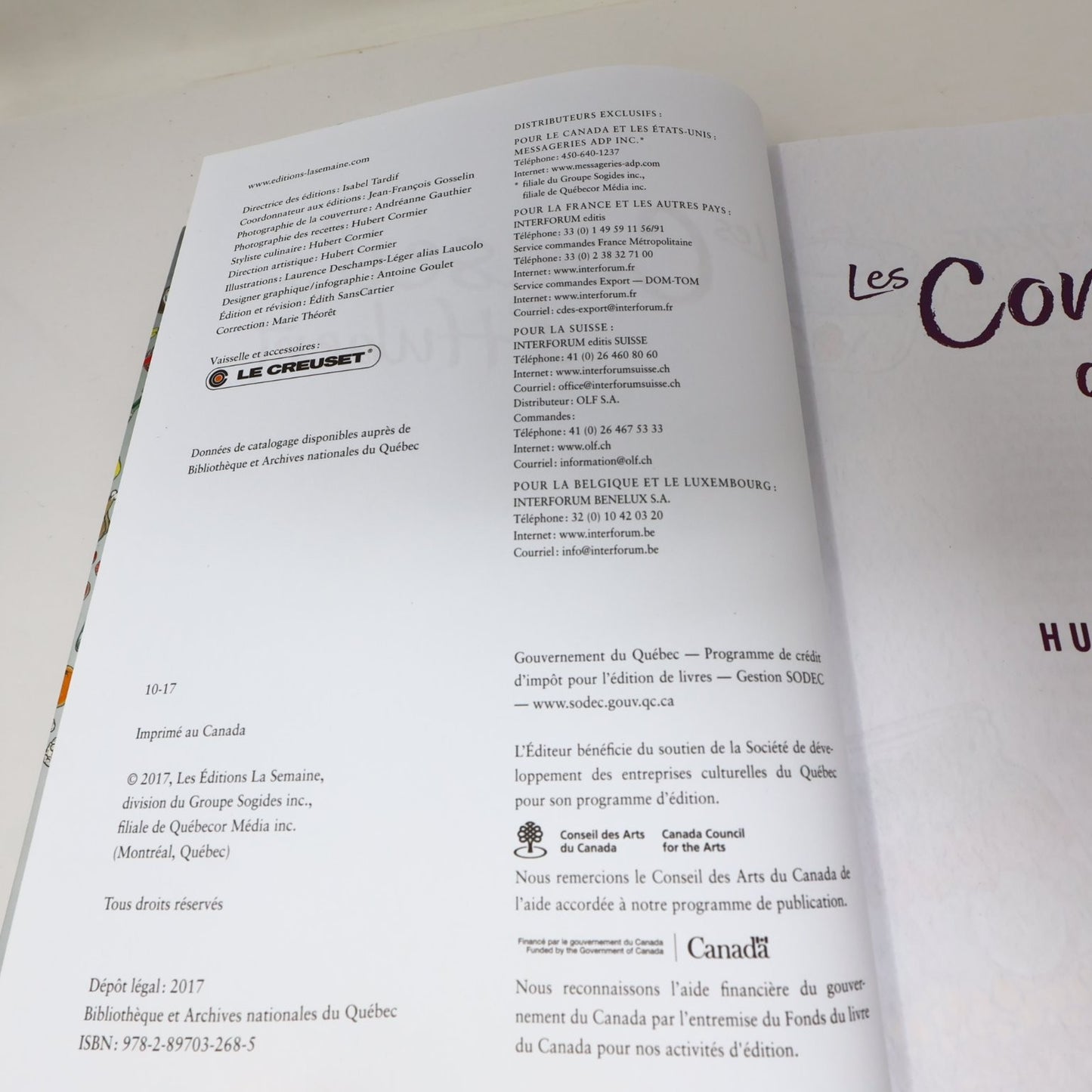 Les Conseils d'Hubert Cormier 500 Conseils et Recettes Cuisine 2017 La Semaine