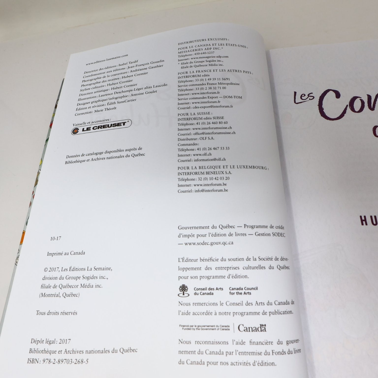 Les Conseils d'Hubert Cormier 500 Conseils et Recettes Cuisine 2017 La Semaine