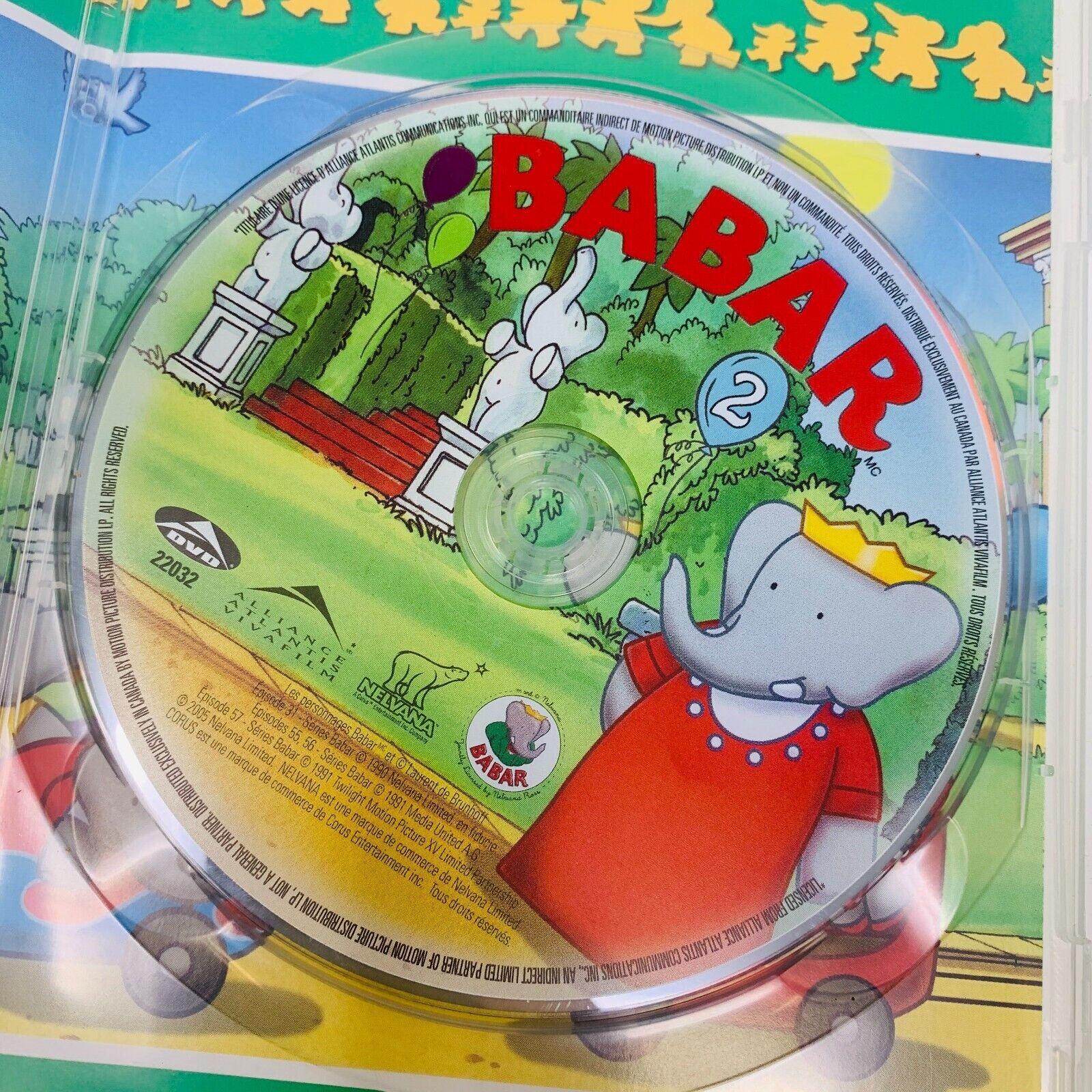 Babar 75 Ans d'Aventures! DVD Français & English Region 1 Testé Nelvana Coffret