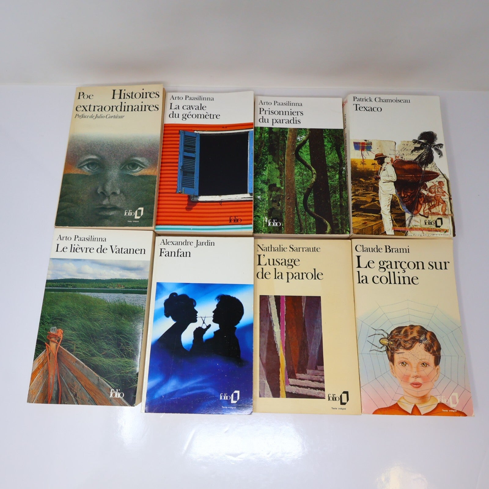 Folio Lot 34 Livres Gallimard Jardin/Kafka/Wolinski/Steinbeck/Poe Littérature PB