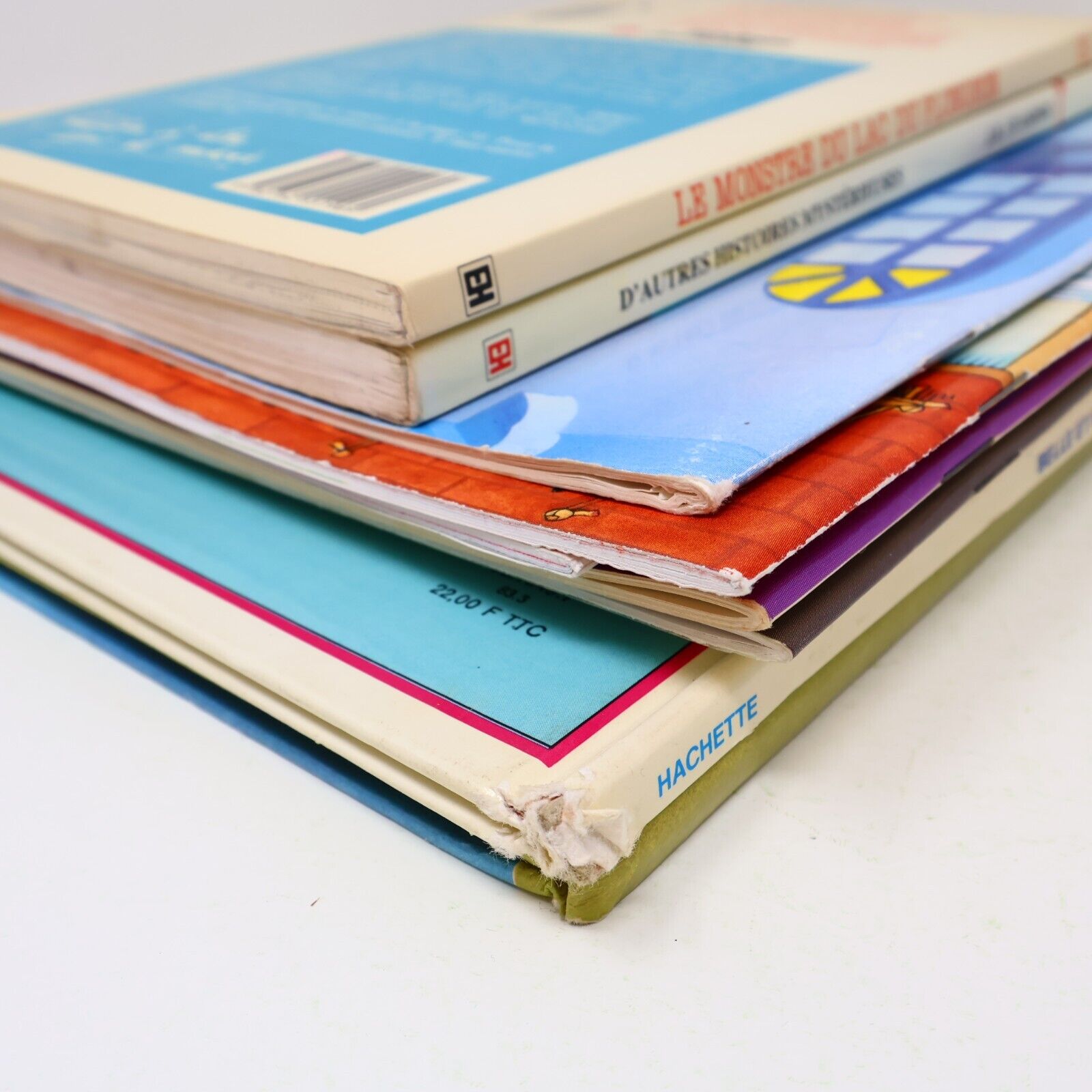 Lot 10 Livres Enfants Vintage Goldorak Belle et Sébastien Richard Scarry French