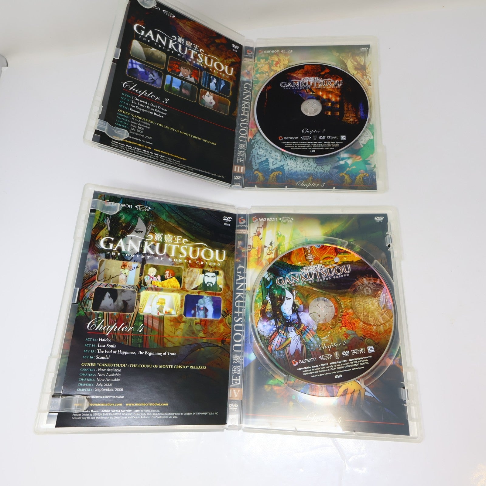 Gankutsuou The Count of Monte Cristo DVD Limited Edition Collector's Box NTSC