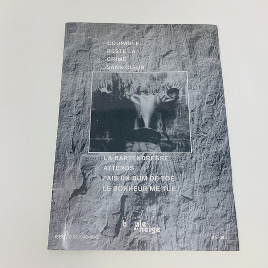 2006 Coupable Éric Lapointe Partitions Songbook Piano Guitar Français Québec