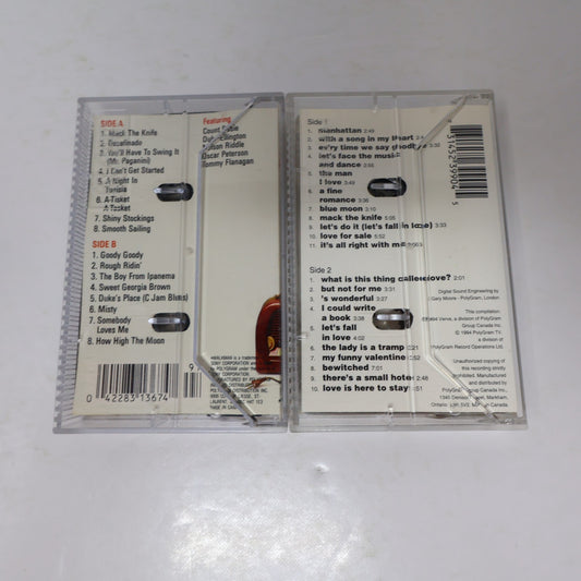Ella Fitzgerald 2 Cassette Lot Essential Ella Mack The Knife/Manhattan/Blue Moon