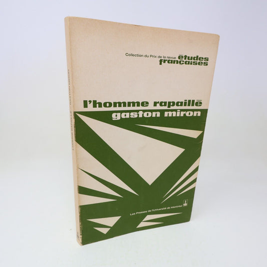 1978 L'Homme Rapaillé Gaston Miron Littérature Québécoise Poésie Français Livre
