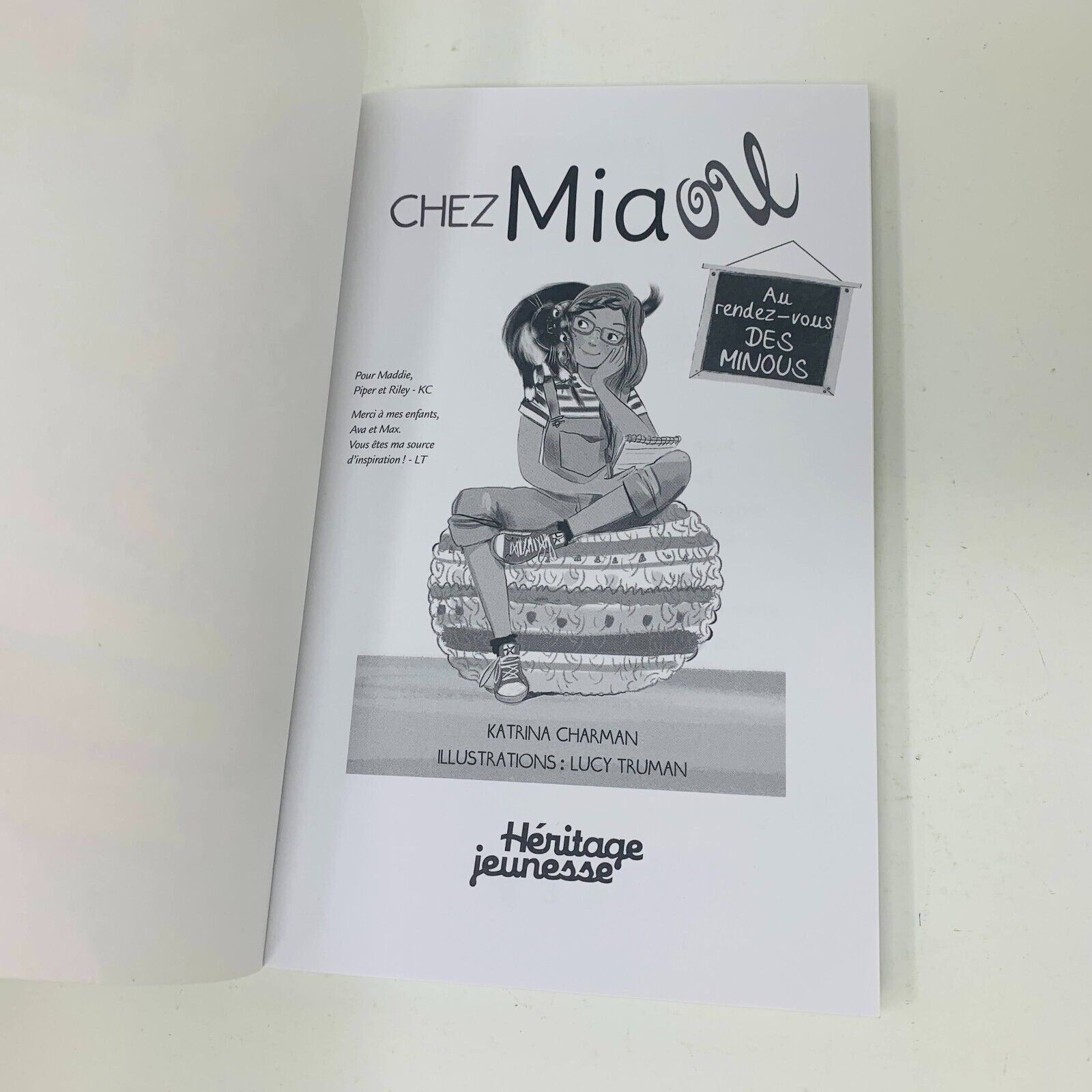 Chez Miaou #1-3 Katrina Charman Français Enfants Au Rendez-Vous des Minous Chats