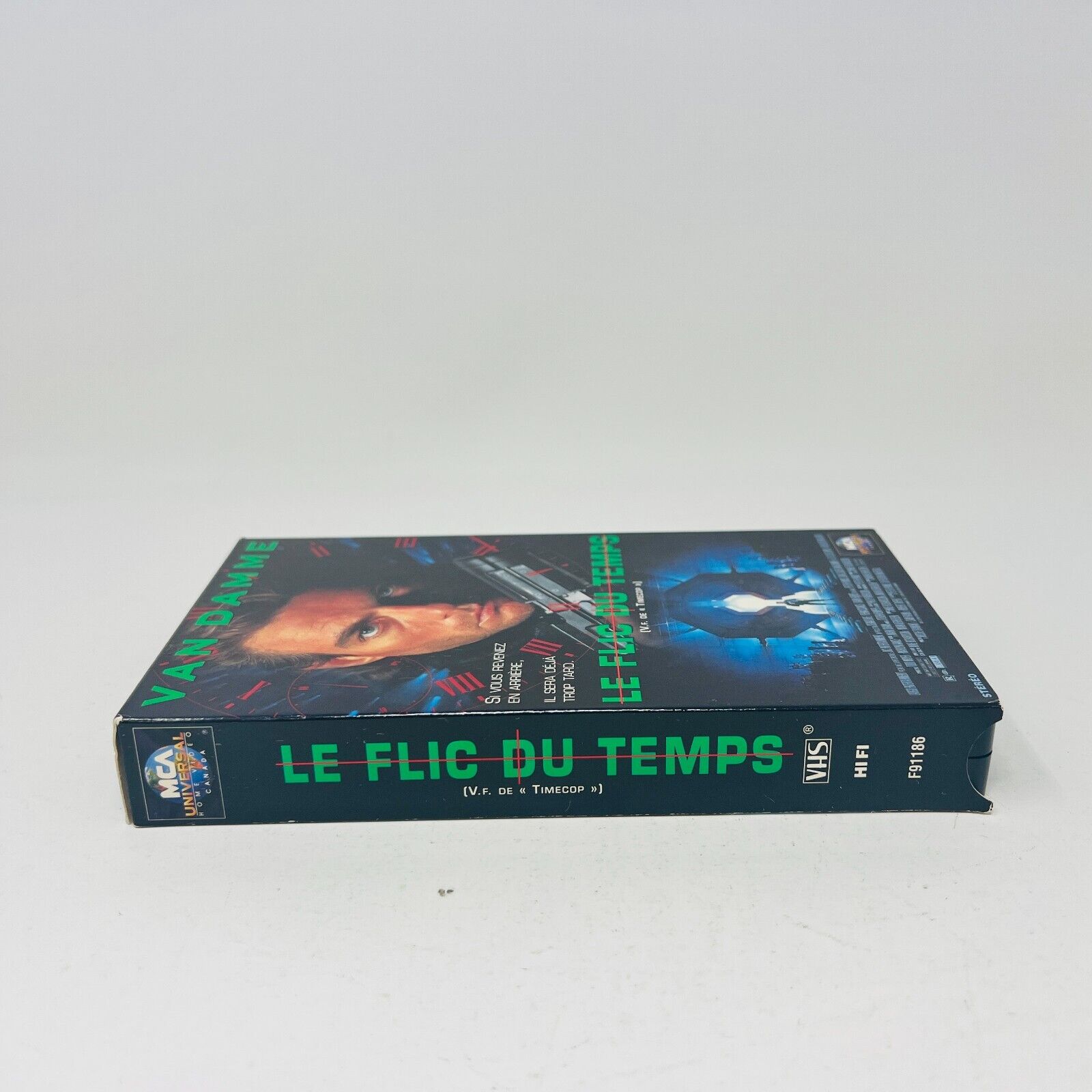 1995 Le Flic du Temps VHS NTSC Testé Van Damme Timecop en Français/French Action