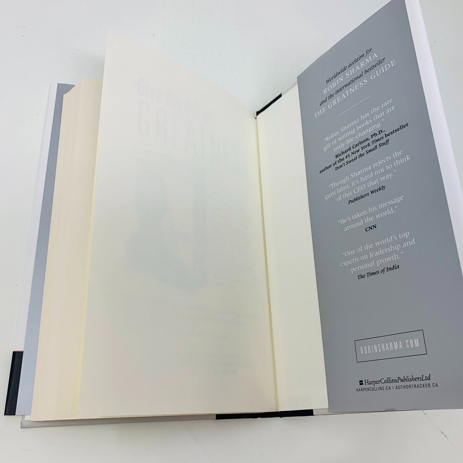 2007 The Greatness Guide Book 2 by Robin Sharma Hardcover DJ Self-Help 1st Print