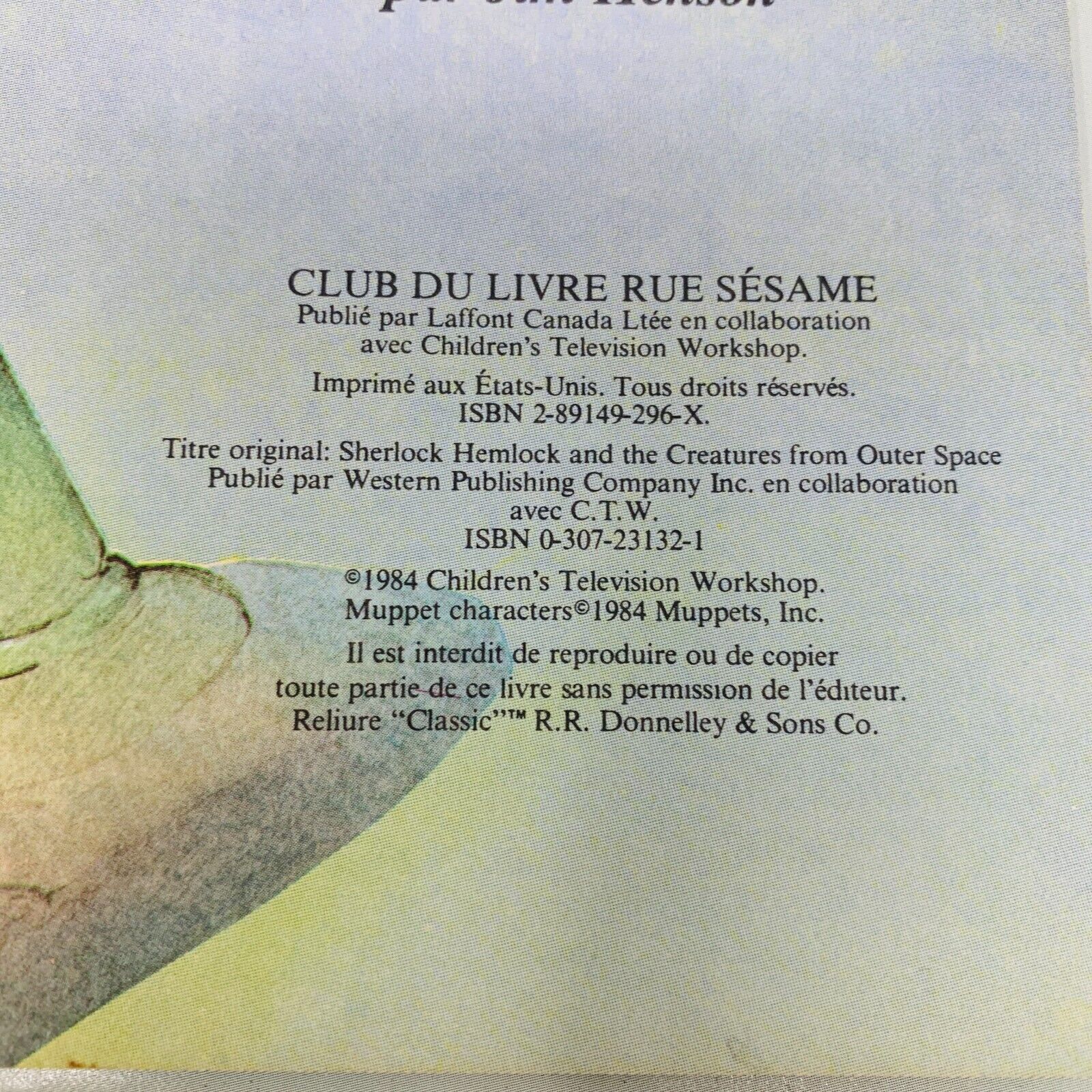 10x Club du Livre Rue Sesame Street Enfants Français French Children Lot 1980s