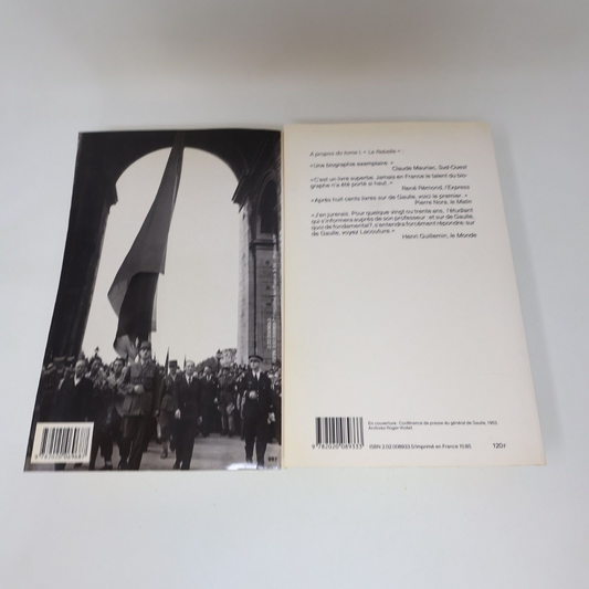 De Gaulle #1-2 Jean Lacouture Histoire France Lot 2 Livres Français French Seuil