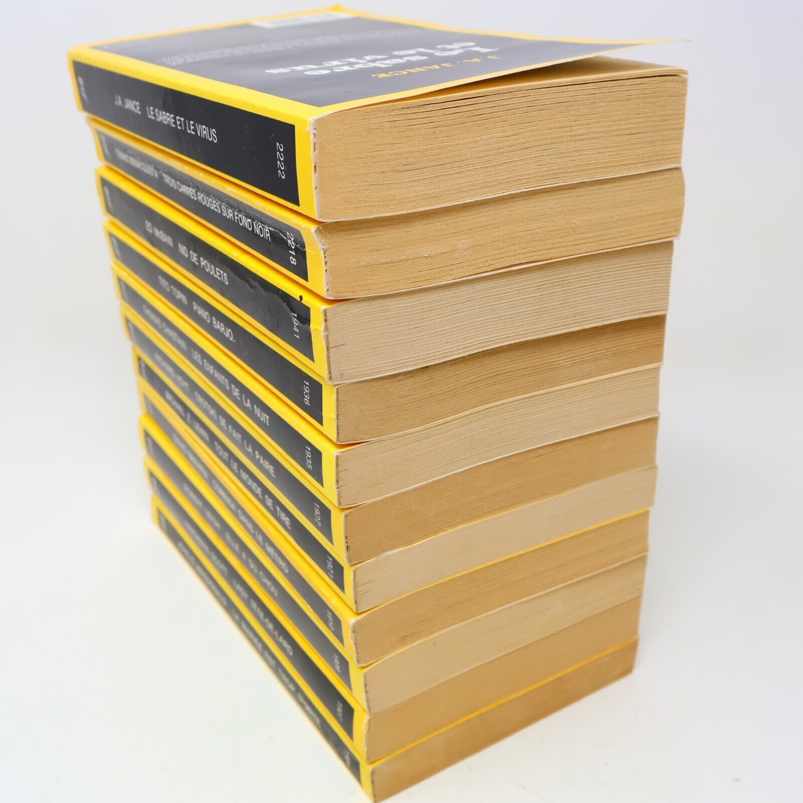 Série Noire Roman Policier Lot 11 Livres Le Sabre et le Virus Nids de Poulets PB