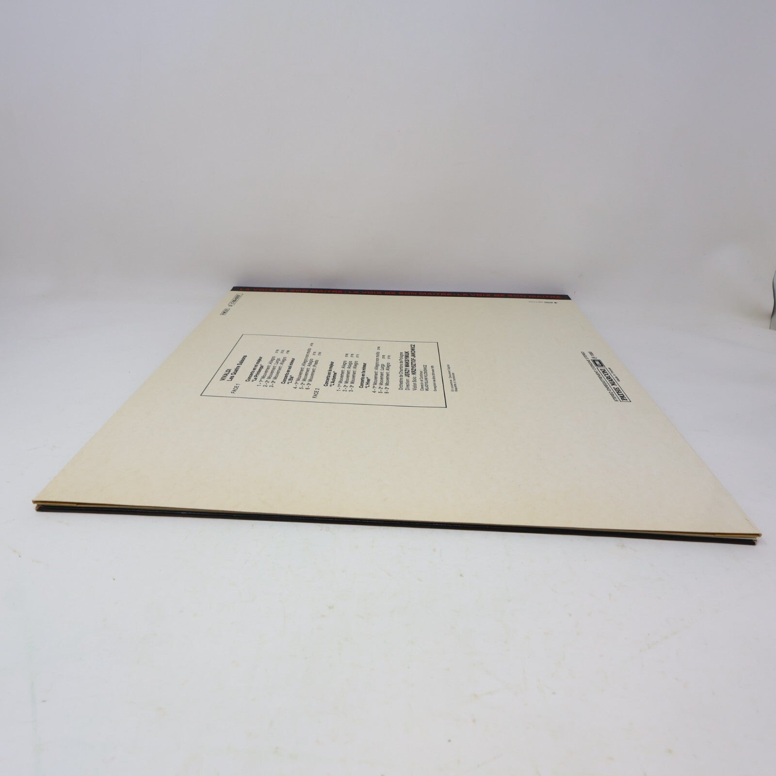 Jerzy Maksymiuk Vivaldi Les Quatre Saisons Orchestre Pologne Record C 059-03707