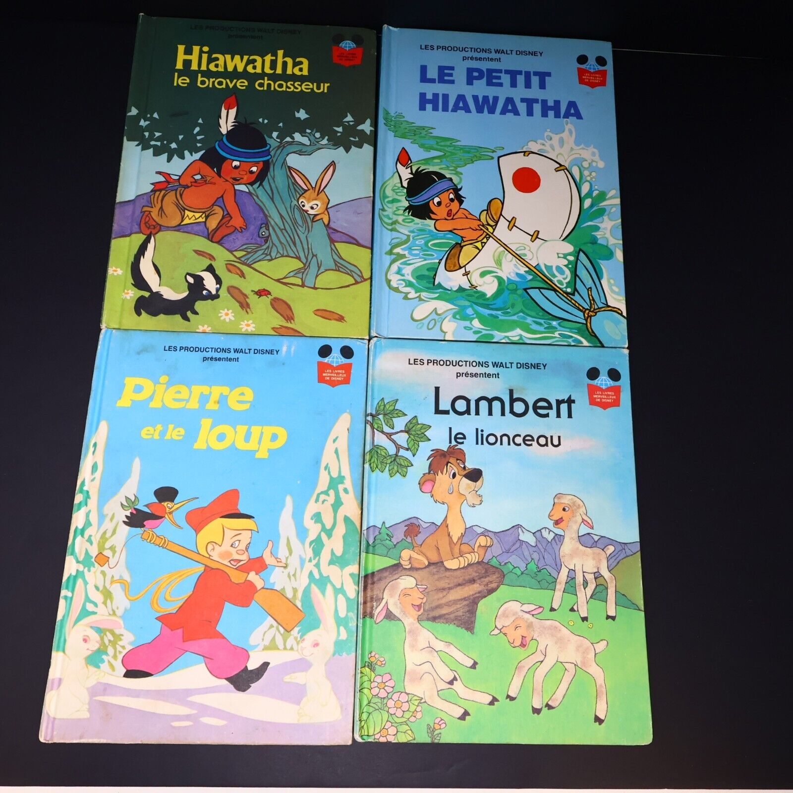 50x Livres Merveilleux de Disney Donald Mickey 70-80s Livre Loisirs Lot Français