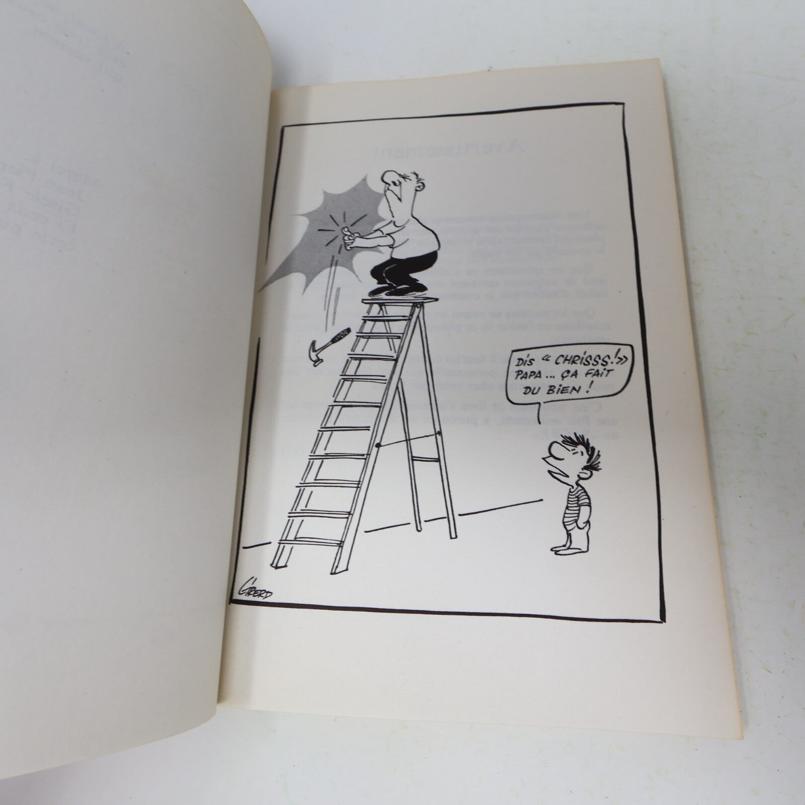 1974 Le Livre des Sacres et Blasphèmes Québécois Gilles Charest L'Aurore Société