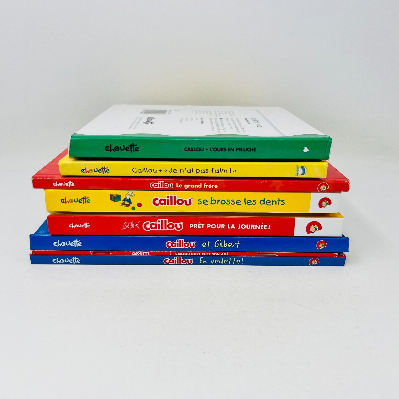 8x Caillou Jeunes Enfants Histoires Français Lot Livres Young Children French