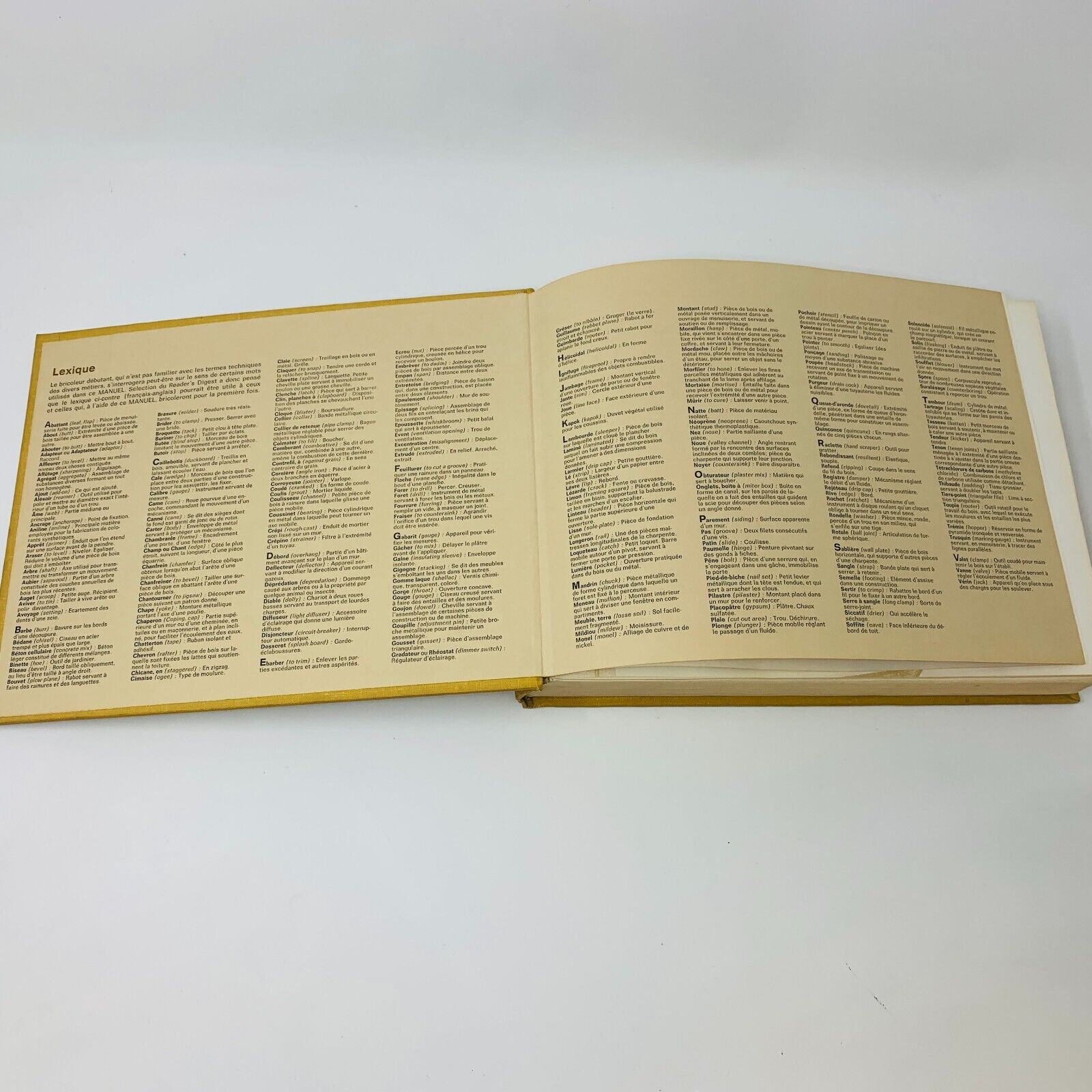 1975 Manuel Complet du Bricolage Sélection Reader's Digest Rénovations Français