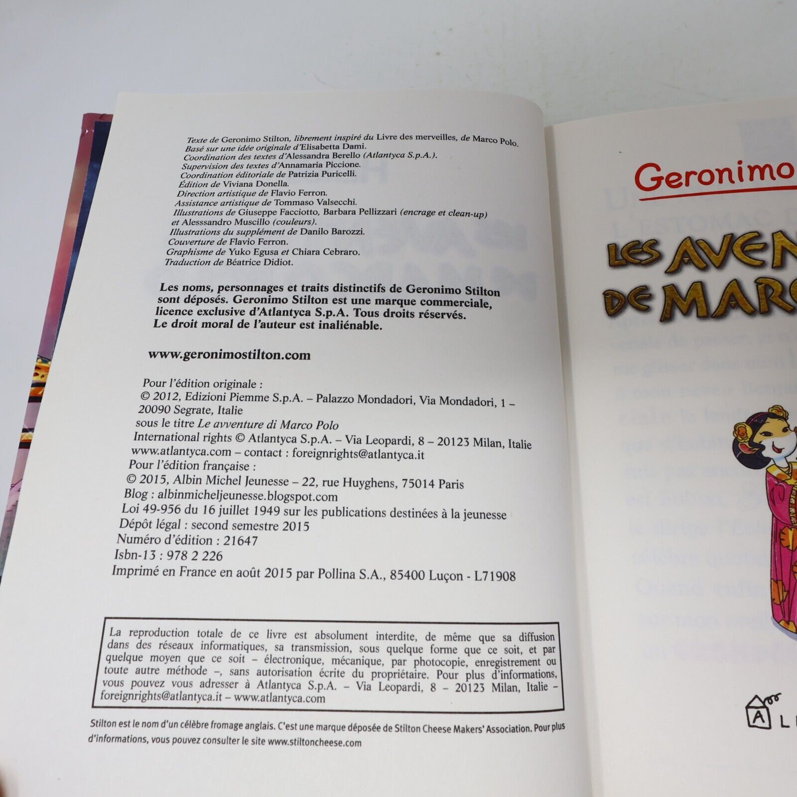 15x Geronimo Stilton Voyage dans le Temps Royaume des Rêves Lot Livres Français