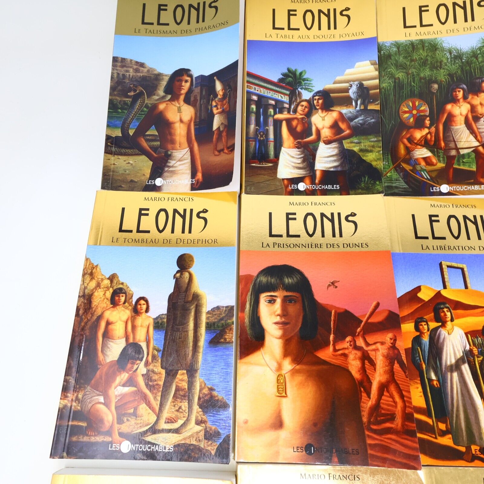 Lot 12 Livres Leonis #1-12 de Mario Francis Les Intouchables Série Complète Book
