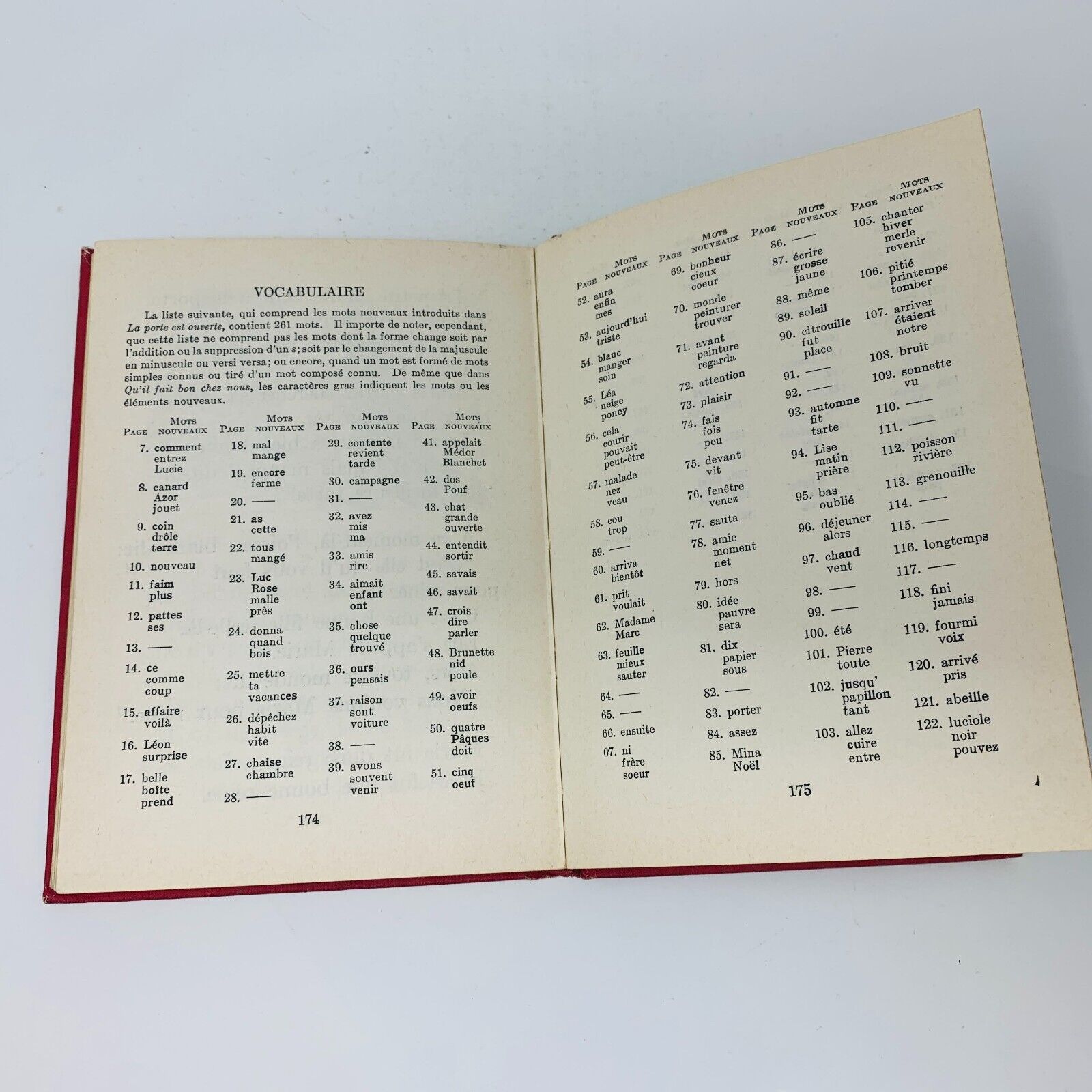 50's La Porte est Ouverte J'Apprends à Lire Premier Livre Cage Illustré Français