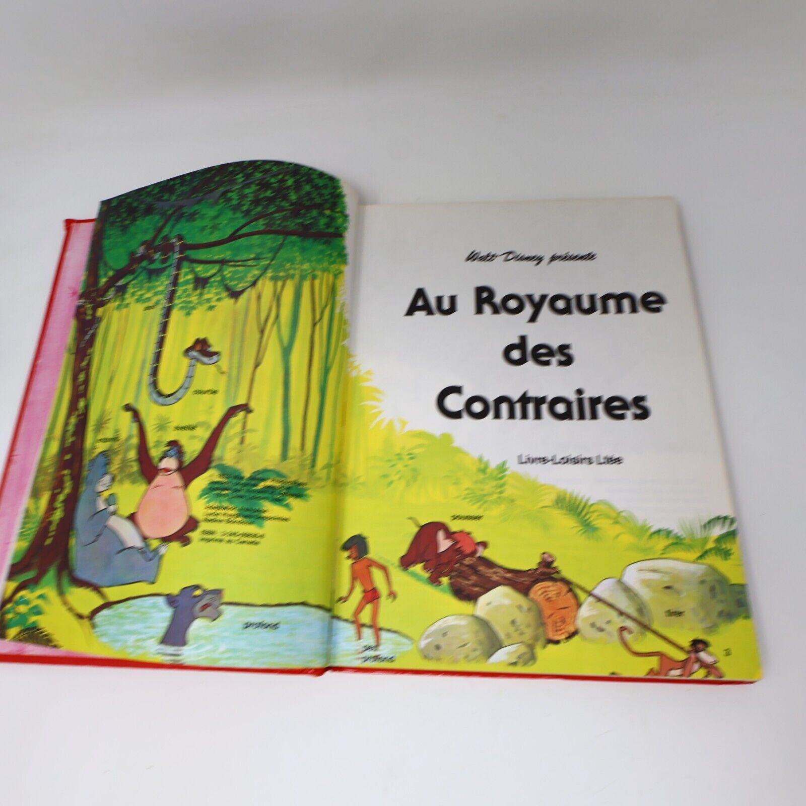 1979 Au Royaume des Noms Verbes Adjectifs Contraires Disney Lot 4 Livres Enfants