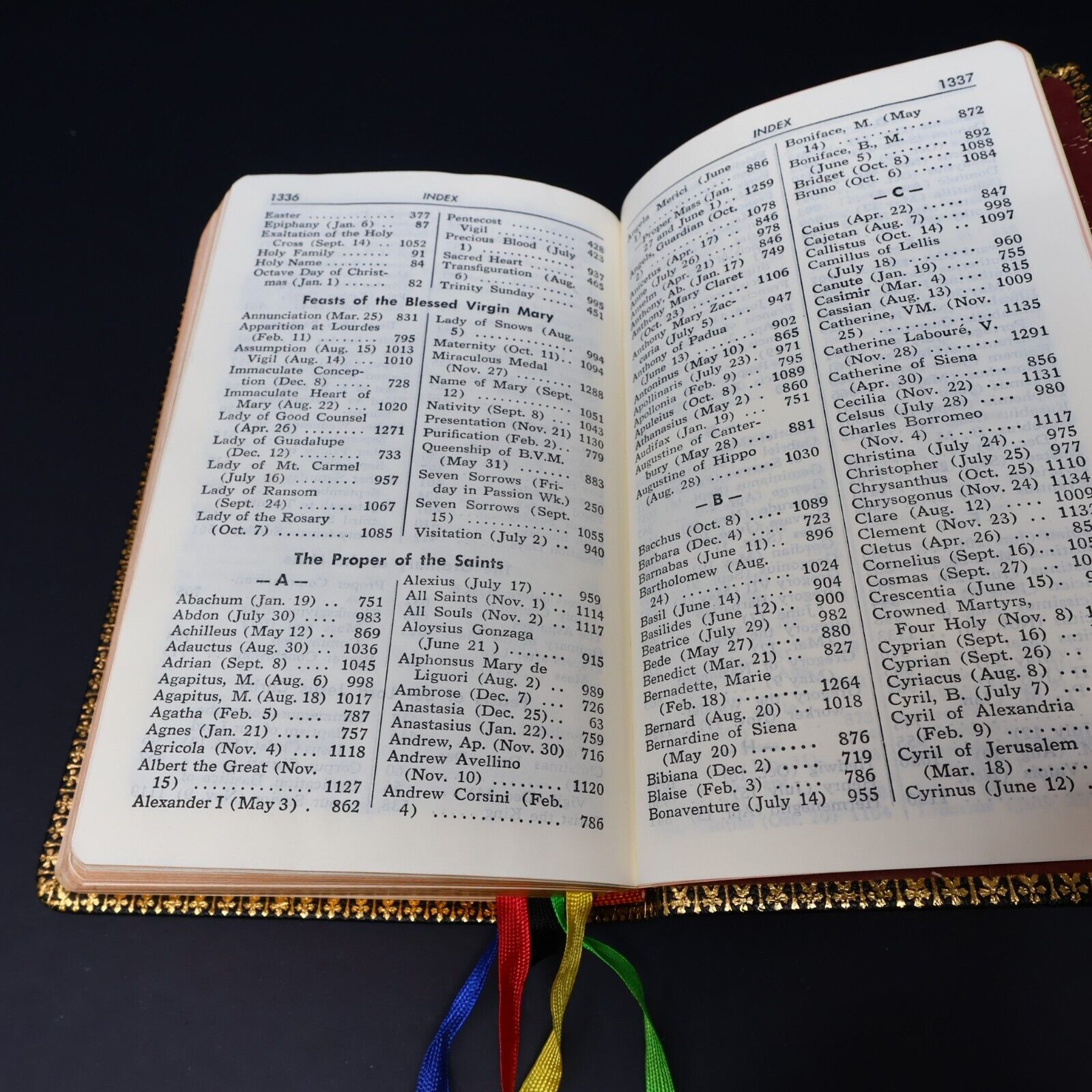 1964 Saint Joseph Daily Missal Religion Confraternity Version Book PB 60s