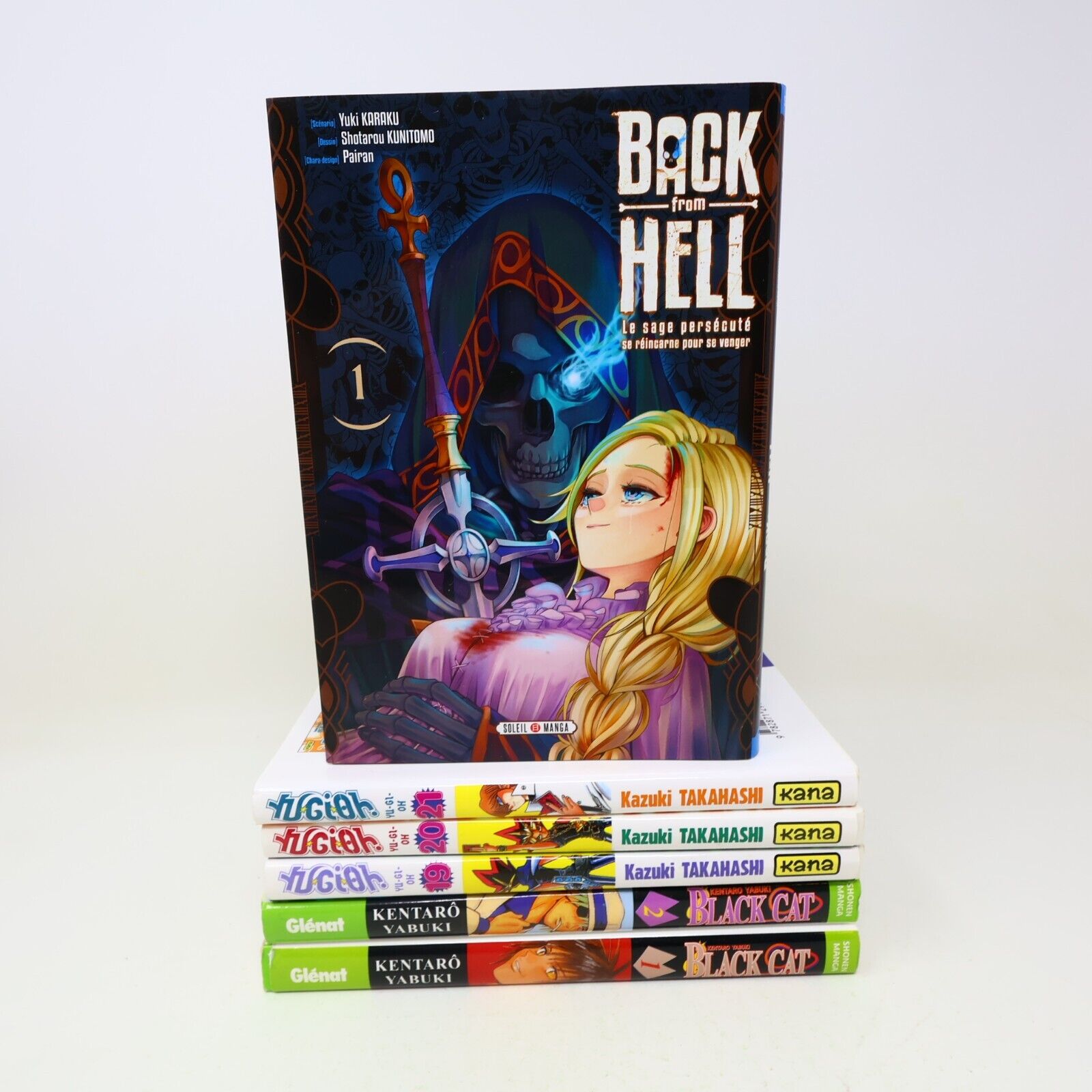 Back From Hell Yugioh Black Cat Lot 6 Mangas Français French Kana/Glénat/Soleil