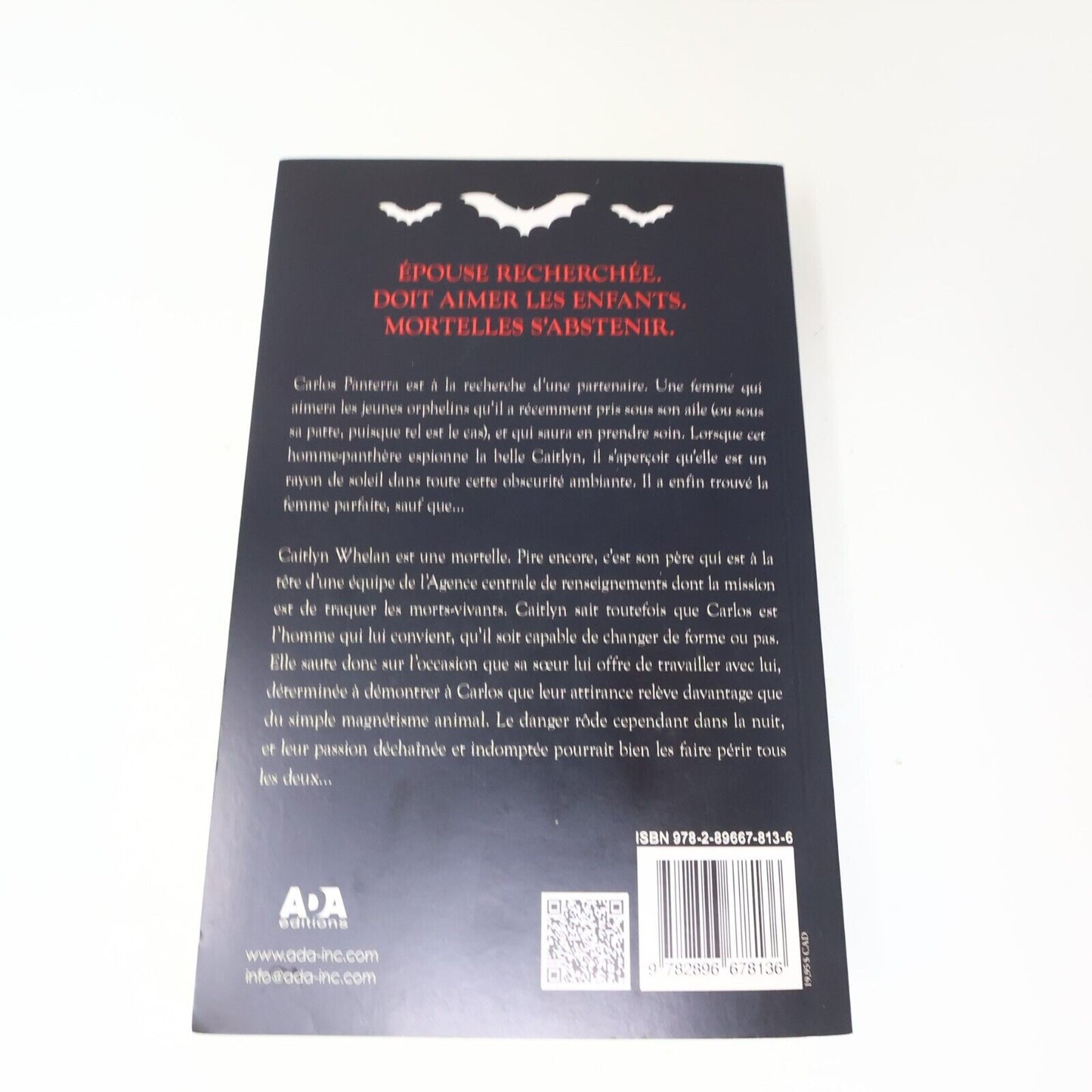 Histoires de Vampires #9 Mange Chasse Aime Kerrelyn Sparks 2013 Ada Français PB