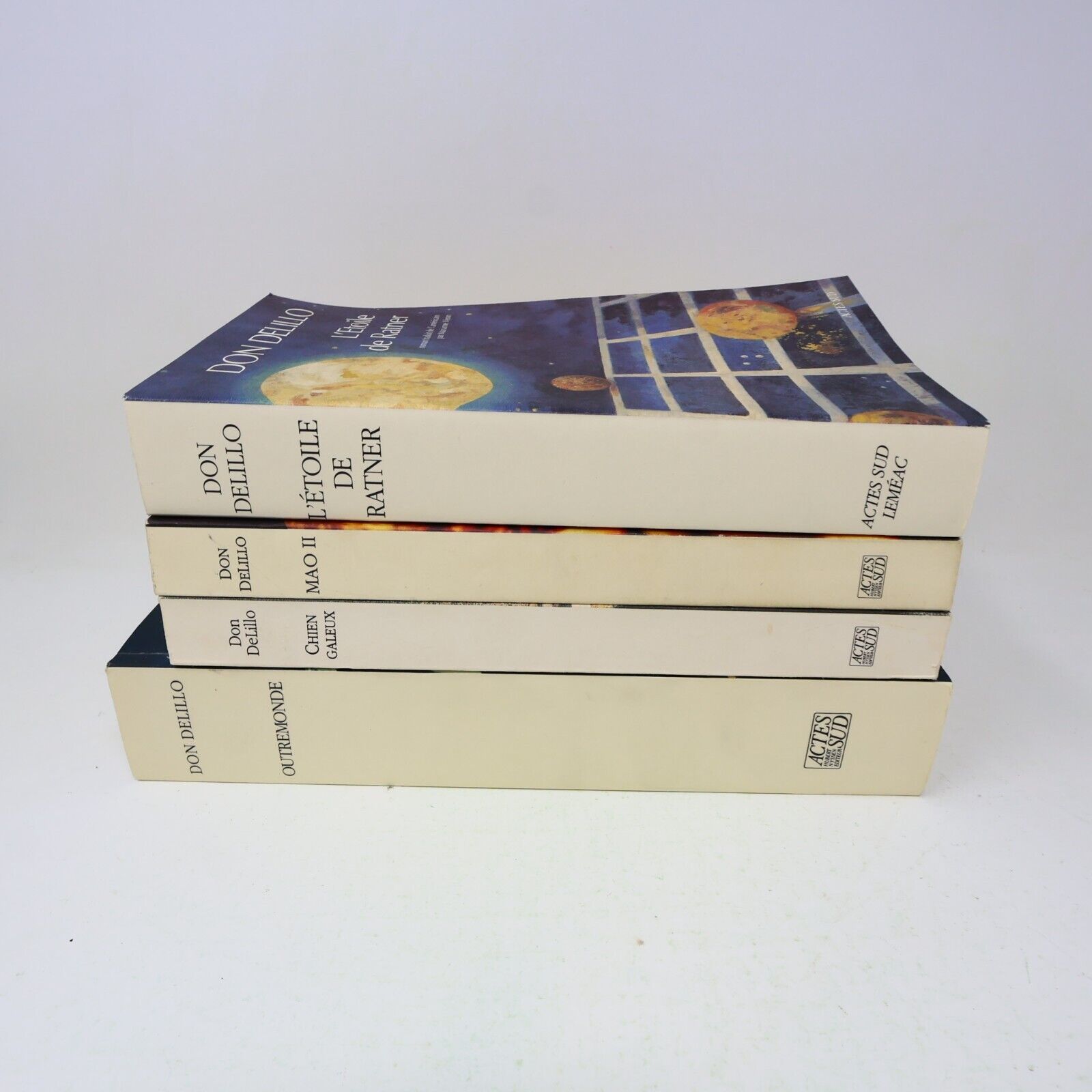 Don Delillo Outremonde L'Étoile de Ratner Chien Galeux Lot 4 Livres Roman French