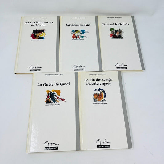 5x Les Chevaliers de la Table Ronde Épopée Casterman Complet Johan/Vogel 1987-88