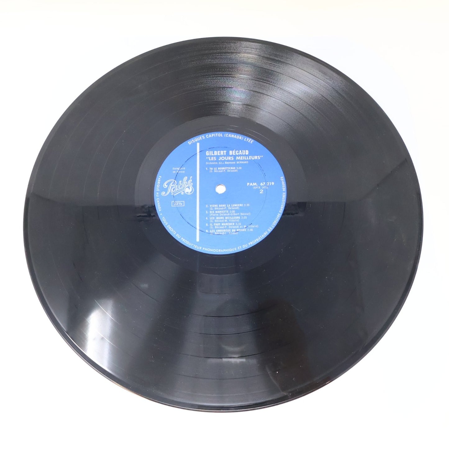 Gilbert Bécaud Lot 13 Disques Record Olympia/Ami/L'Important C'est La Rose 70s