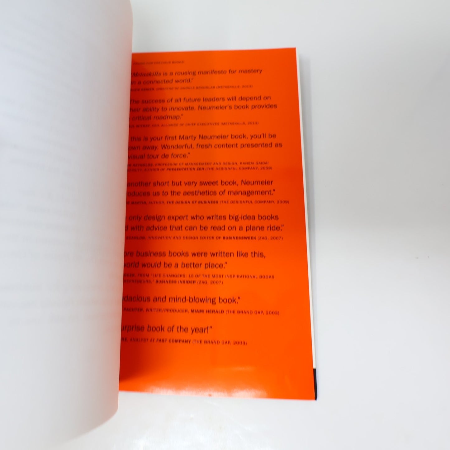 The 46 Rules of Genius an Innovator's Guide to Creativity Marty Neumeier 2014 PB