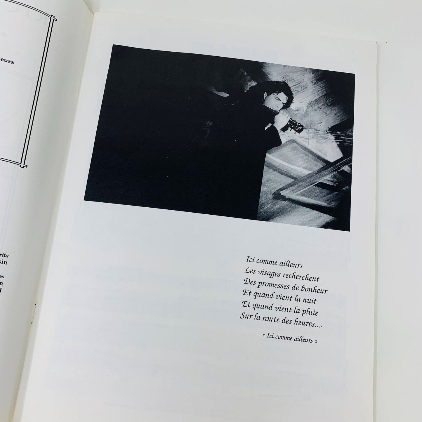 1993 Sur la Route des Heures Partitions Songbook Richard Séguin Piano Guitar
