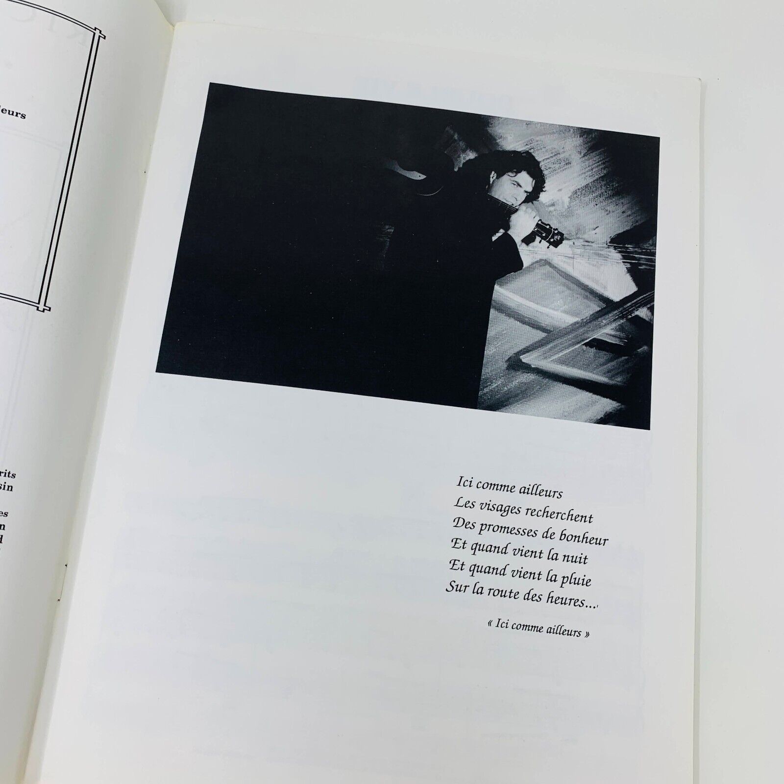 1993 Sur la Route des Heures Partitions Songbook Richard Séguin Piano Guitar